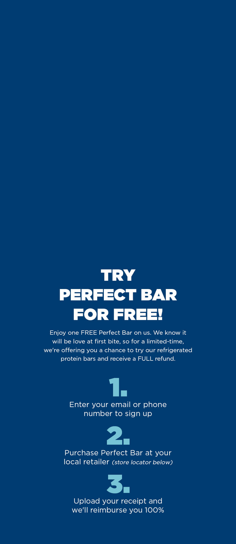 One FREE Perfect Bar on us! – Perfect Snacks