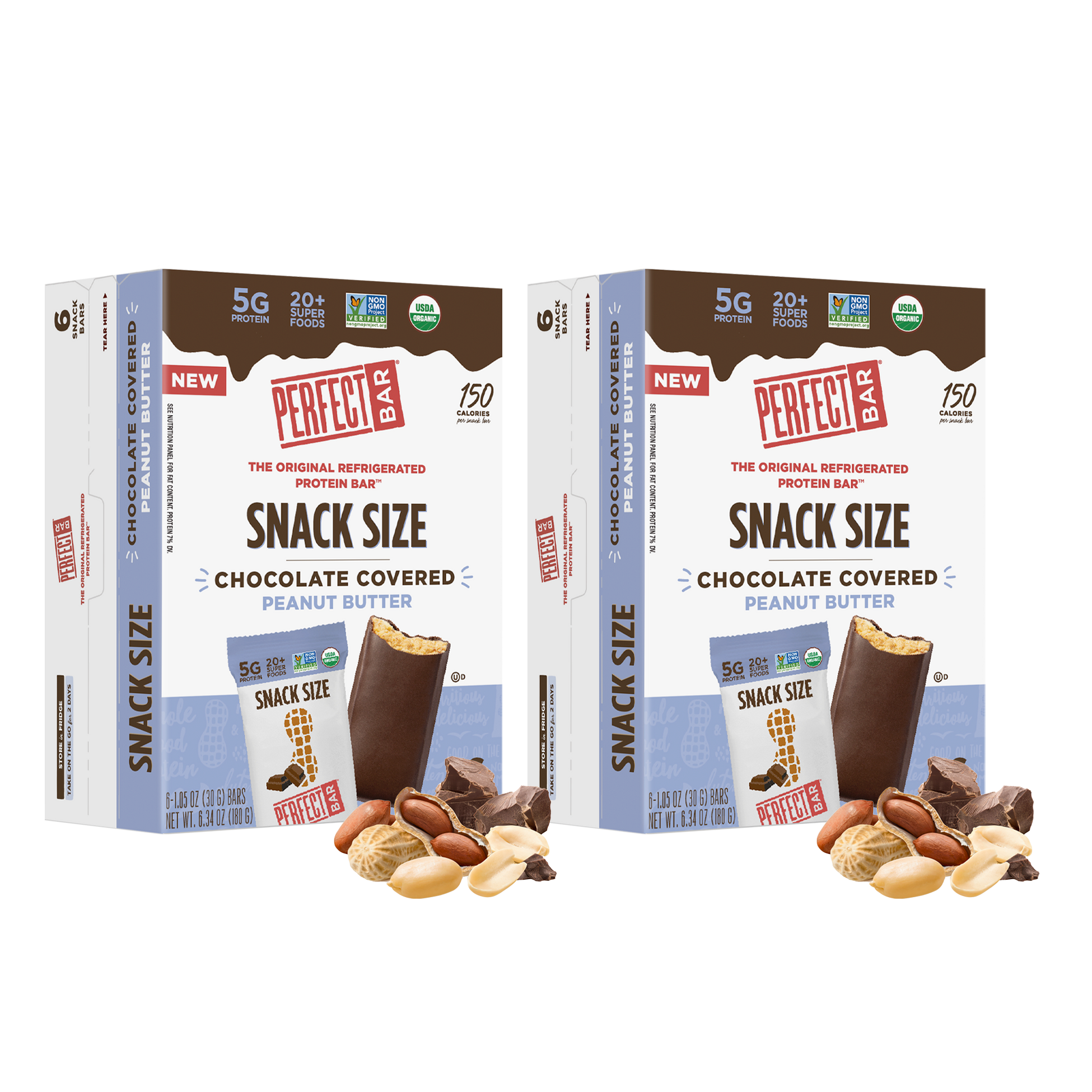 Chocolate Covered Peanut Butter Snack Size Perfect Snacks