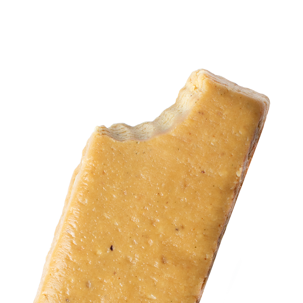 Closeup of Salted Caramel bar