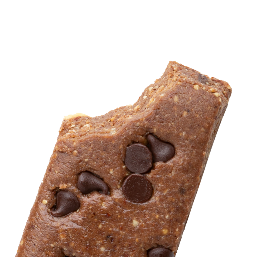 Closeup of Dark Chocolate Almond bar