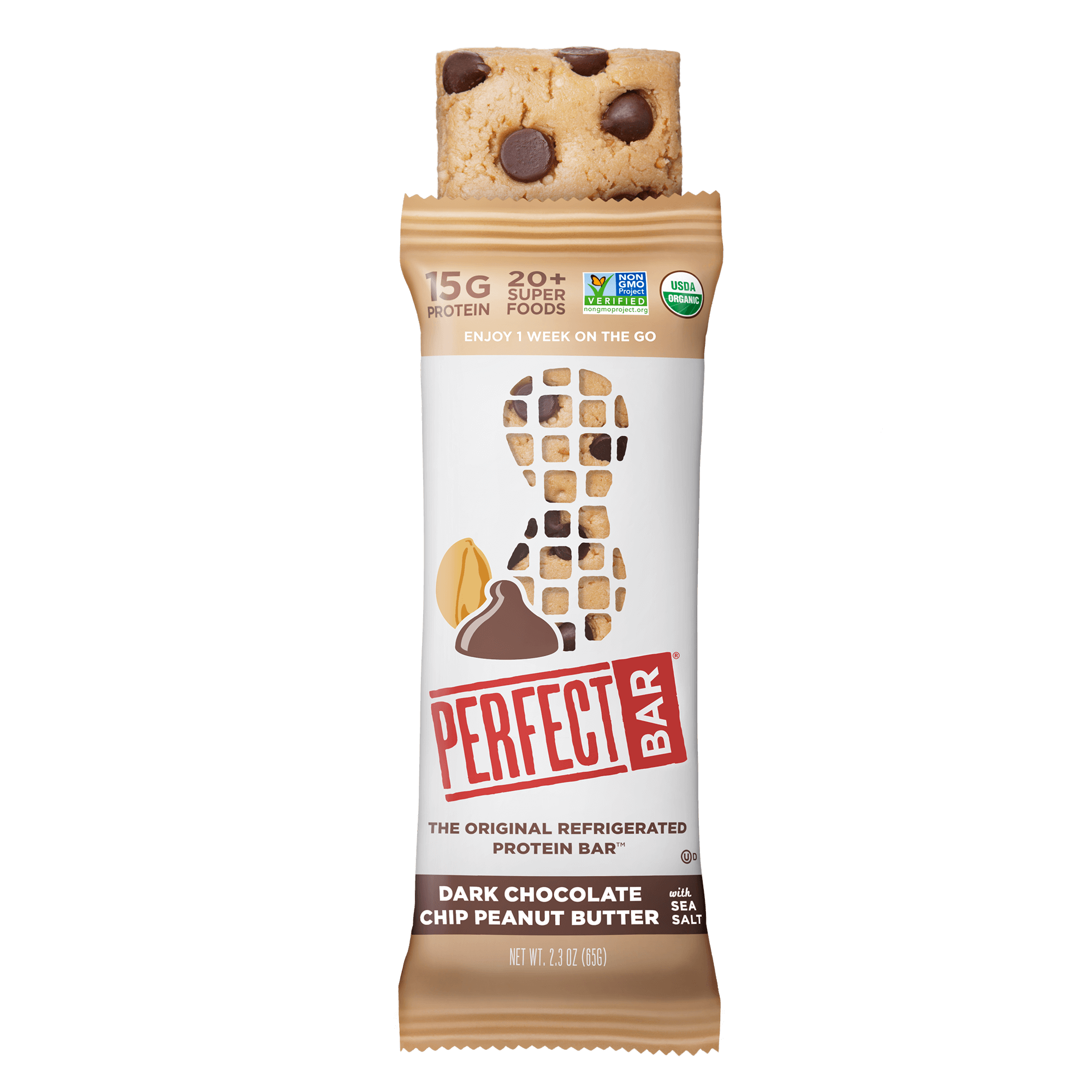 Vegan Organic Dark Chocolate Bar Peanut Butter Protein Power